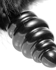 Tailz - Black Bunny Tail Anal Plug - Black