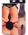 Tailz - Black Bunny Tail Anal Plug - Black