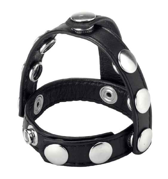 Strict - Snap-On Cock And Ball Harness - Black