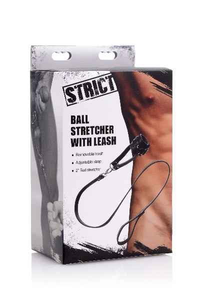 Strict - Ball Stretcher With Leash - Black