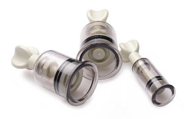 Size Matters - Clit And Nipple Suckers Set - Clear - K. P.