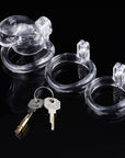 Chastity Cage - Shark - Clear - K. P.