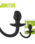 Woof Hyper Soft Silicone Puppy Tail Plug - Black - K. P.