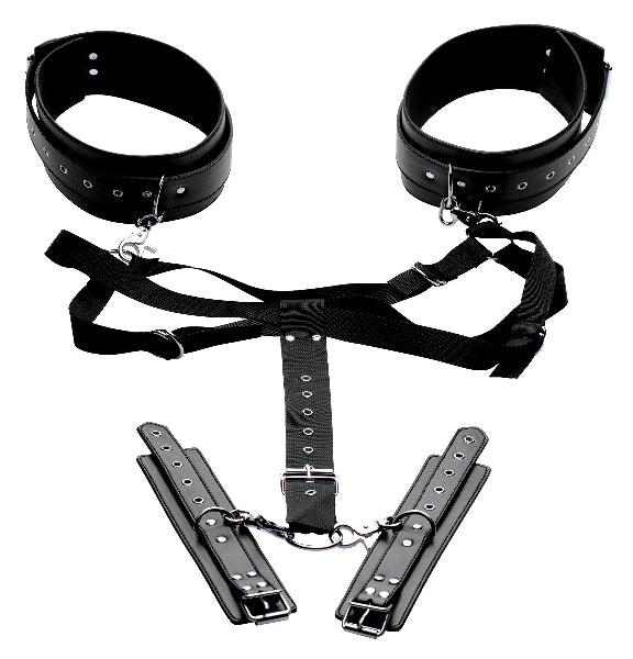 The Master Series - Acquire Easy Access Thigh Harness - Black - K. P.