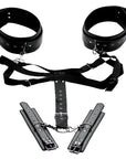 The Master Series - Acquire Easy Access Thigh Harness - Black