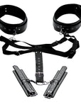 The Master Series - Acquire Easy Access Thigh Harness - Black - K. P.