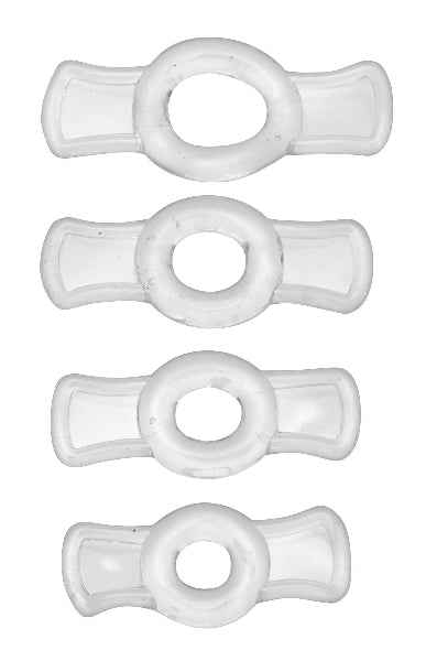Size Matters - Endurance Clear 4 Ring Penis Set