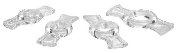 Size Matters - Endurance Clear 4 Ring Penis Set