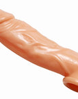 Size Matters - Realistic Flesh Penis Enhancer and Ball Stretcher - Flesh