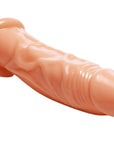 Size Matters - Realistic Flesh Penis Enhancer and Ball Stretcher - Flesh