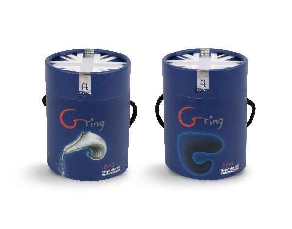 Gvibe - Finger Vibrator Gring - Ocean Blue