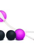 G-Vibe Geisha Balls Magnetic - Black/Pink