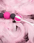 G-Vibe Geisha Balls Magnetic - Black/Pink