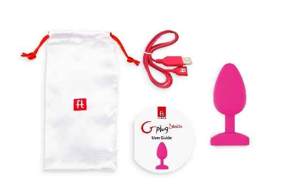 G-Vibe - Gplug Large Bioskin Anal Plug - Sweet Raspberry