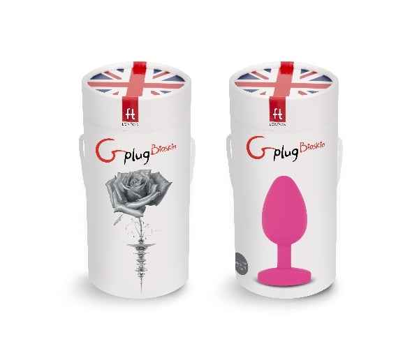 G-Vibe - Gplug Large Bioskin Anal Plug - Sweet Raspberry