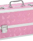 Lockable Large Vibrator Case - Pink
