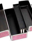 Lockable Large Vibrator Case - Pink