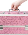 Lockable Large Vibrator Case - Pink