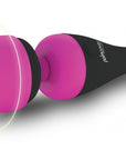 PalmPower - Recharge Waterproof Wand - Black/Pink - K. P.