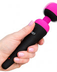 PalmPower - Recharge Waterproof Wand - Black/Pink - K. P.