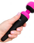 PalmPower - Recharge Waterproof Wand - Black/Pink - K. P.
