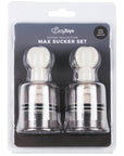 Fetish Collection - Nipple and Clit Suckers Large 2 Piece - Clear - K. P.