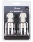 Fetish Collection - Nipple and Clit Suckers Large 2 Piece - Clear - K. P.