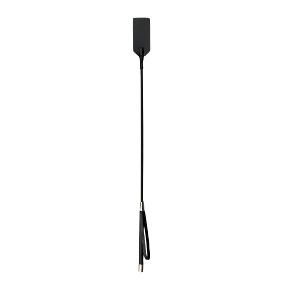 Leather Crop Whip - Black - K. P.