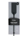 Leather Crop Whip - Black - K. P.