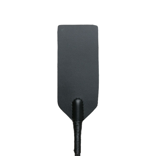 Leather Crop Whip - Black - K. P.
