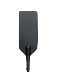 Leather Crop Whip - Black - K. P.