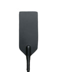 Leather Crop Whip - Black - K. P.