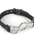 Fetish Collection - O-Ring Open Mouth Metal Gag - Black - K. P.