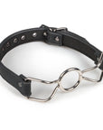 Fetish Collection - O-Ring Open Mouth Metal Gag - Black - K. P.