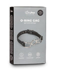 Fetish Collection - O-Ring Open Mouth Metal Gag - Black - K. P.
