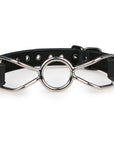 Fetish Collection - O-Ring Open Mouth Metal Gag - Black - K. P.