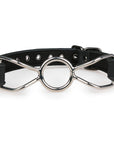 Fetish Collection - O-Ring Open Mouth Metal Gag - Black - K. P.
