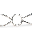 Fetish Collection - O-Ring Open Mouth Metal Gag - Black - K. P.