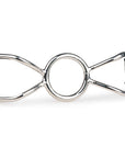 Fetish Collection - O-Ring Open Mouth Metal Gag - Black - K. P.
