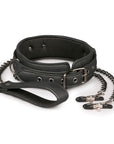 Collar With Nipple Chains