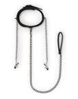 Collar With Nipple Chains