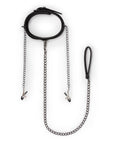 Collar With Nipple Chains
