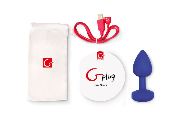 Gplug - Large Anal Plug - Navy Blue - K. P.
