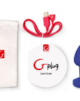 Gplug - Large Anal Plug - Navy Blue - K. P.