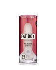Fat Boy - Micro Rib Sheath 5.5" - Clear - K. P.
