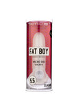 Fat Boy - Micro Rib Sheath 5.5" - Clear - K. P.
