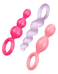 Satisfyer Plugs - Booty Call - Mixed Colours - K. P.
