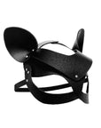 The Master Series - Bad Kitten Leather Cat Mask - Black - K. P.