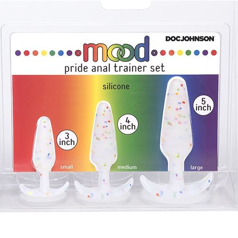 Mood - Pride Anal Trainer Set - Rainbow - K. P.