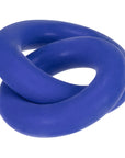 DUO linked cock/ball rings by Hunkyjunk Cobalt